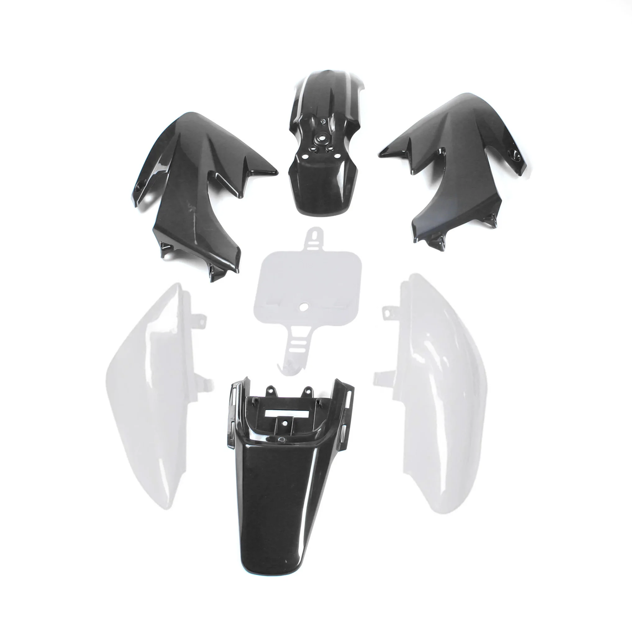 Motorcycle Fairing Plastic Fender Sticker Kit For HONDA CRF50 XR50 50cc 70cc 90cc 110cc 125cc 140cc 150cc 160cc Pit Dirt Bikes