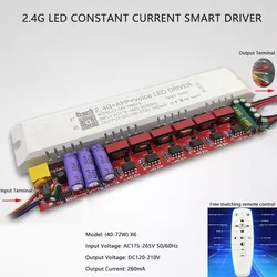 LY 2.4G Intelligent LED driver remote control power supply dimming&color-changeable (40-72W)X2X4X6 SYP