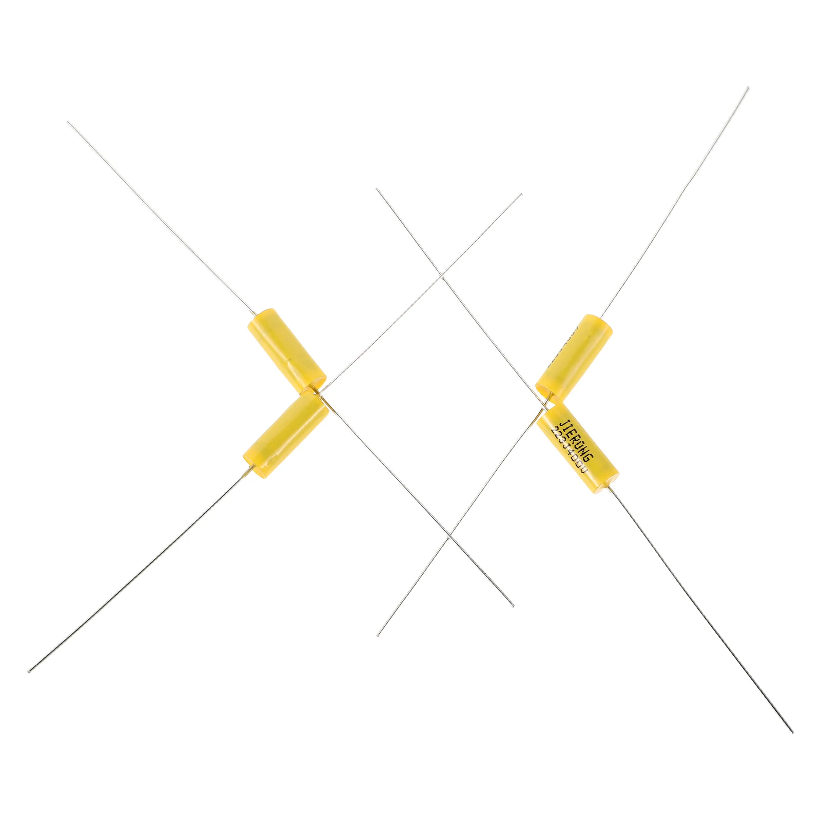 4 قطع من مكثفات النغمة المحورية لدوائر الجيتار الكهربائي ملحقات الجهير الأصفر