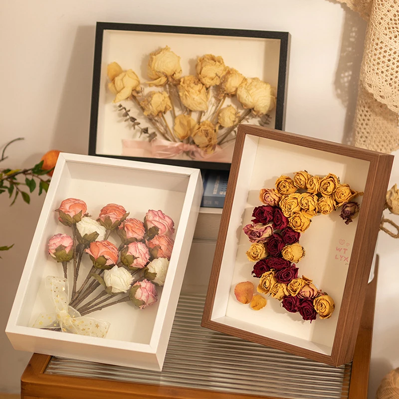 

3D Photo Frame Hollow 3cm 5cm Dried Flower Specimen Holder Handmade DIY Handwork Display Picture Frame Home Decoration