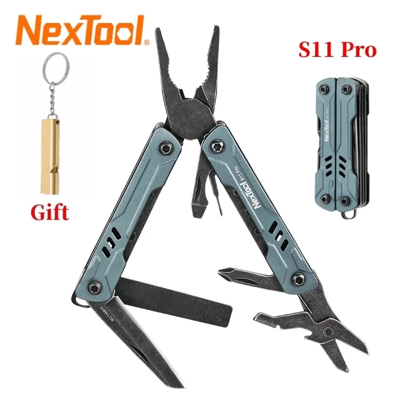 

NexTool 12-в-1 Little Sailor S11 Pro Многофункциональные плоскогубцы EDC Многофункциональные плоскогубцы Острые плоскогубцы Оборудование для кемпинга на открытом воздухе