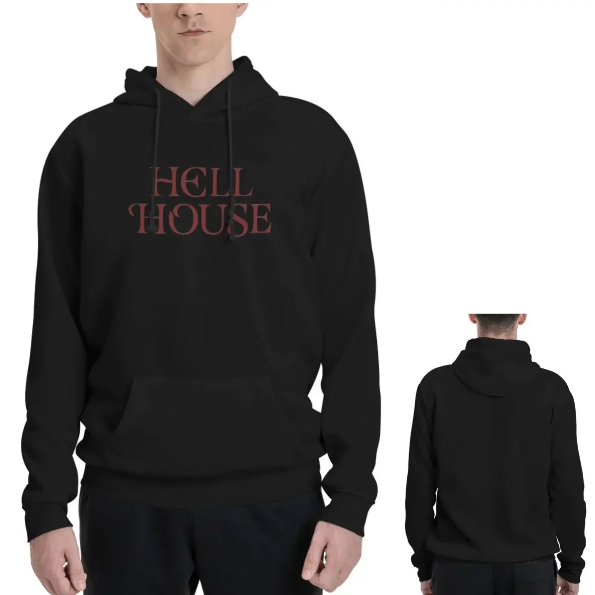 

HELL HOUSE LLC толстовки мужские женские повседневные пуловеры толстовки модные с длинным рукавом с капюшоном осень зима