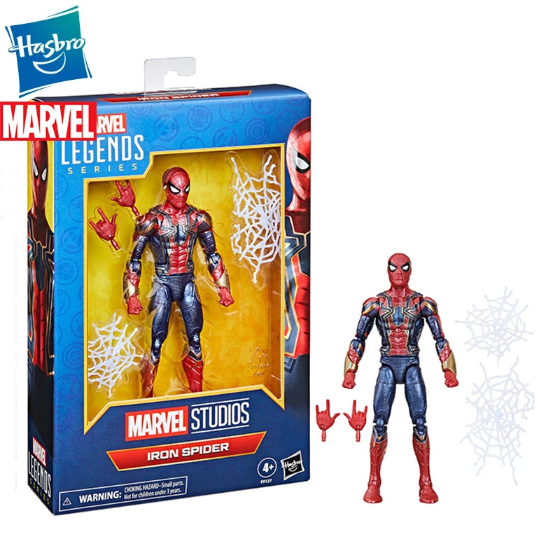 

Hasbro Genuine Original Marvel Legends Series Spider-Man Iron Spider 6-Inch Collectible Model Doll Statuette Ornament Gift F9127