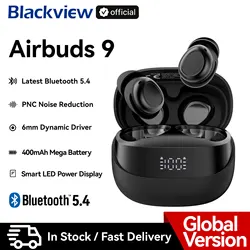 Blackview AirBuds 9 Headset TWS Wireless Earphones Touch Control Headphone With Microphone 400mAh Bluetooth 5.4 Heasets