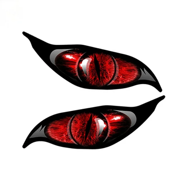 

Наклейка для автомобиля Red Eyes, наклейка для автомобиля 13 см