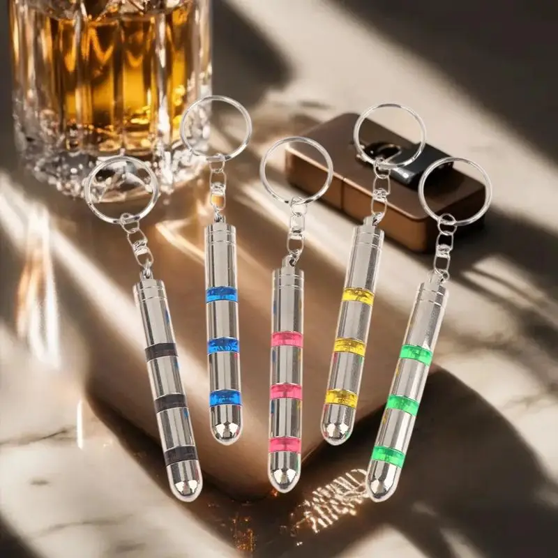 Portable Car Anti-static Keychain Static Rod Electrostatic Discharger Antistatic Rod Keyring Car Supplies Car Accessories