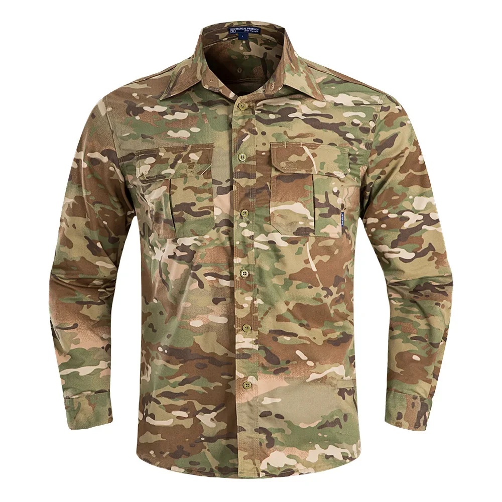 511 Tactical Shirt Men Outdoor Multifunctional Quick-drying Autumn Shirt Commuter Training Suit Long Sleeve