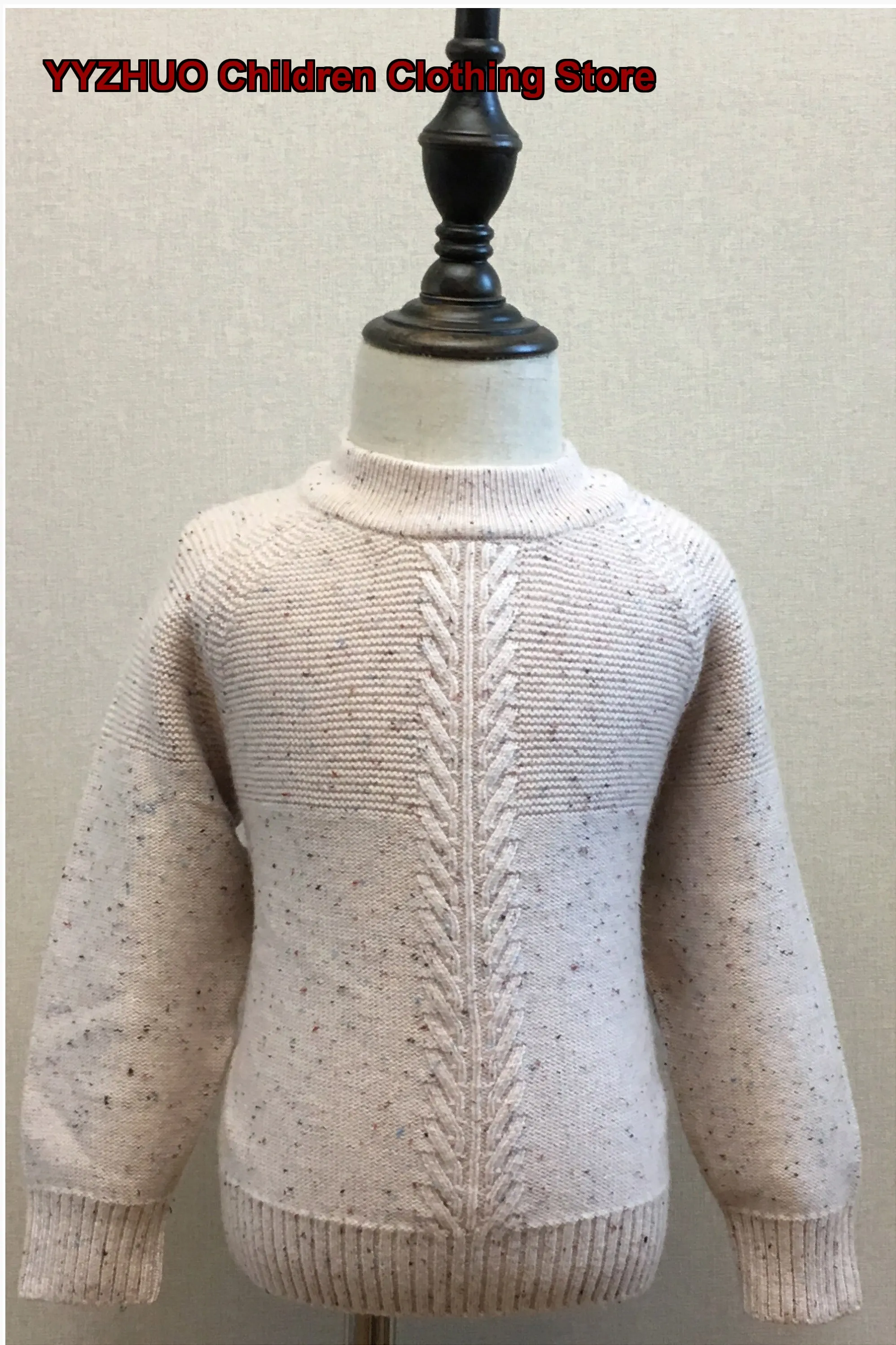 Baby Boys Girls Infants Pure Cotton Round Neck Pullover Knit Base Layer Top Kids