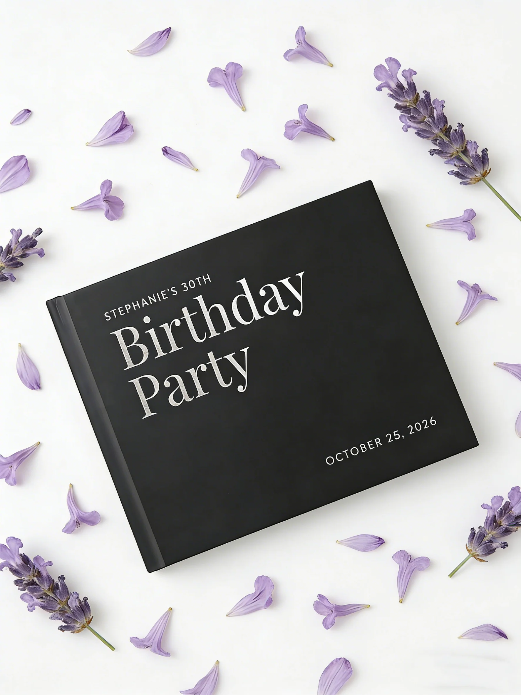

Custom Any Age Birthday Memory Book | Milestone Birthday Party Scrapbook | Personalized Wishes & Letters Keepsake Album