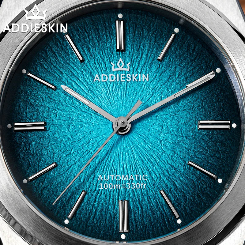 

ADDIESKIN Automatic Mechanical Watches Luminous Sapphire Glass 10Bar Stainless Steel 9015 Movement K001 “Pupil” Watch For Men