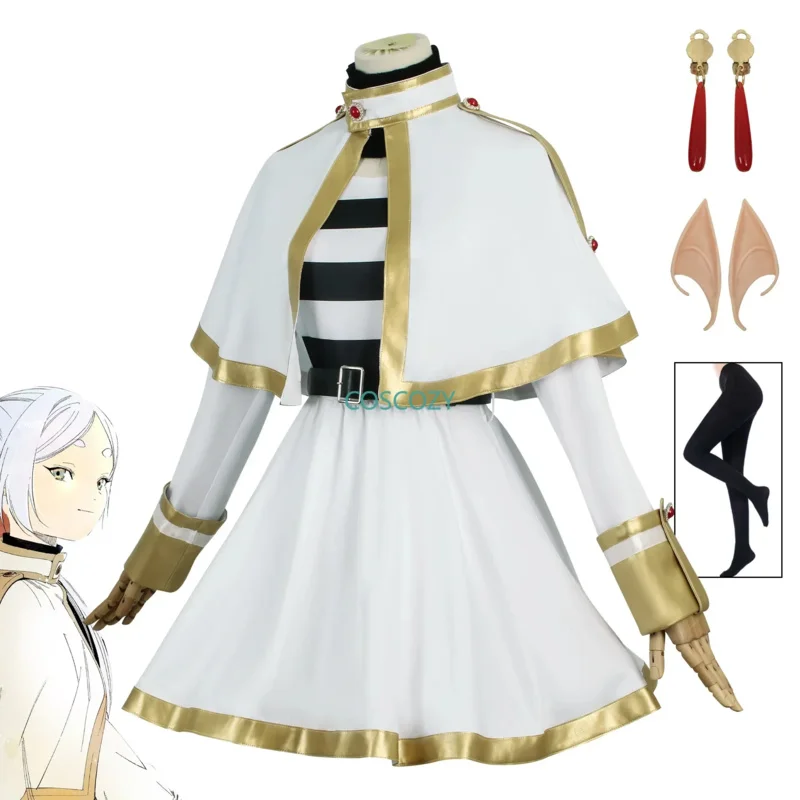 Новинка 2023 года, карнавальный костюм похоронного Фрирен, Хэллоуин, Рождественский подарок, необычный реквизит для выступления, аниме, косплей