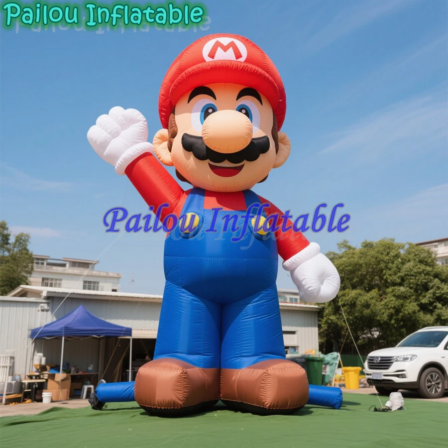 

Customize Giant Inflatable S-Super-M-Marios Advertising Indoor Outdoor Inflatable Decoration For Event Party Festival Display