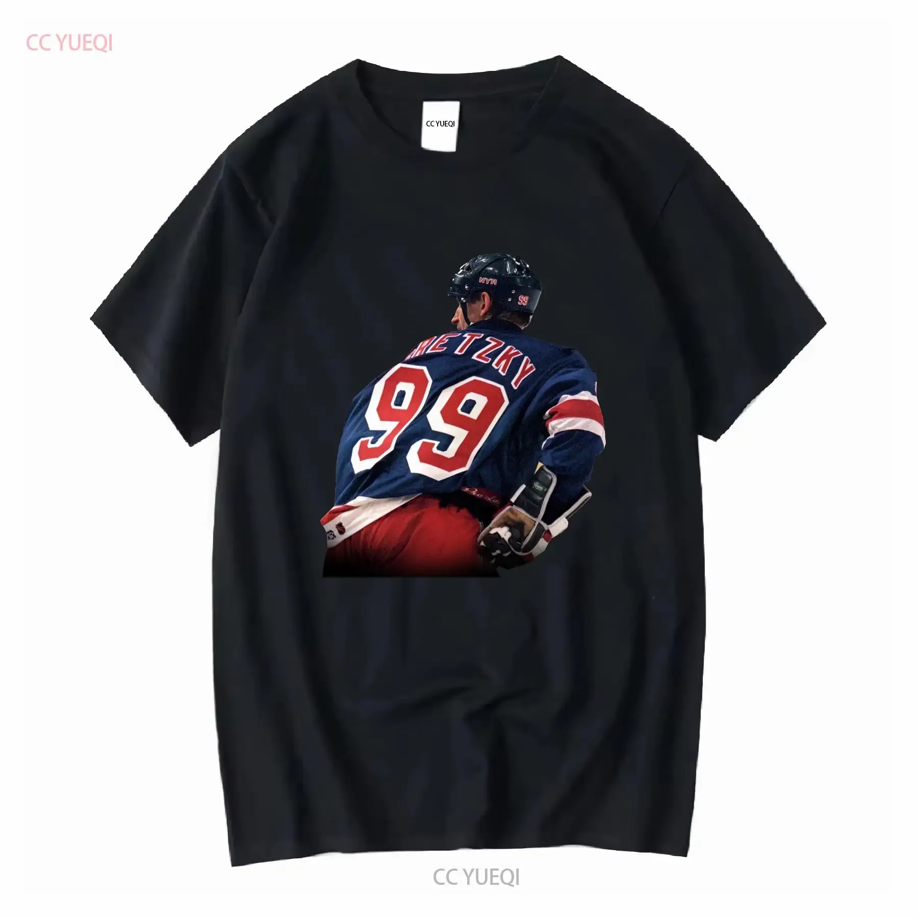 Wayne Gretzky Hockey Fan Player 99 T Shirt Men's Cotton S M L XL vintage Washed homme Soft fashion Comfortable Slightly