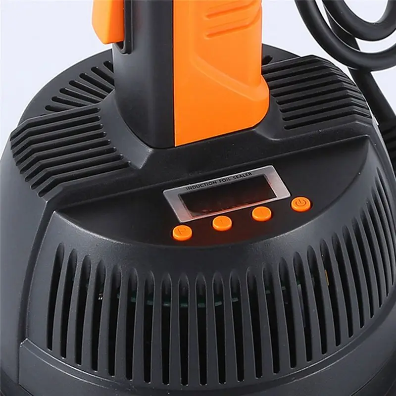 باليد الكهرومغناطيسي التعريفي السدادة 130 مللي متر زجاجة الرقبة آلة الختم الألومنيوم احباط آلة السدادة الاتحاد الأوروبي التوصيل أ