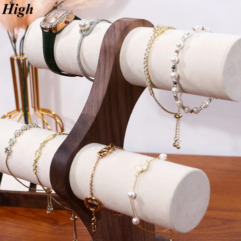 

Bracelet Holder Rack Jewelry Display Bangle Organizer Jewelry Display Stand for Anklets Head Ties Watches Scrunchies Showcase