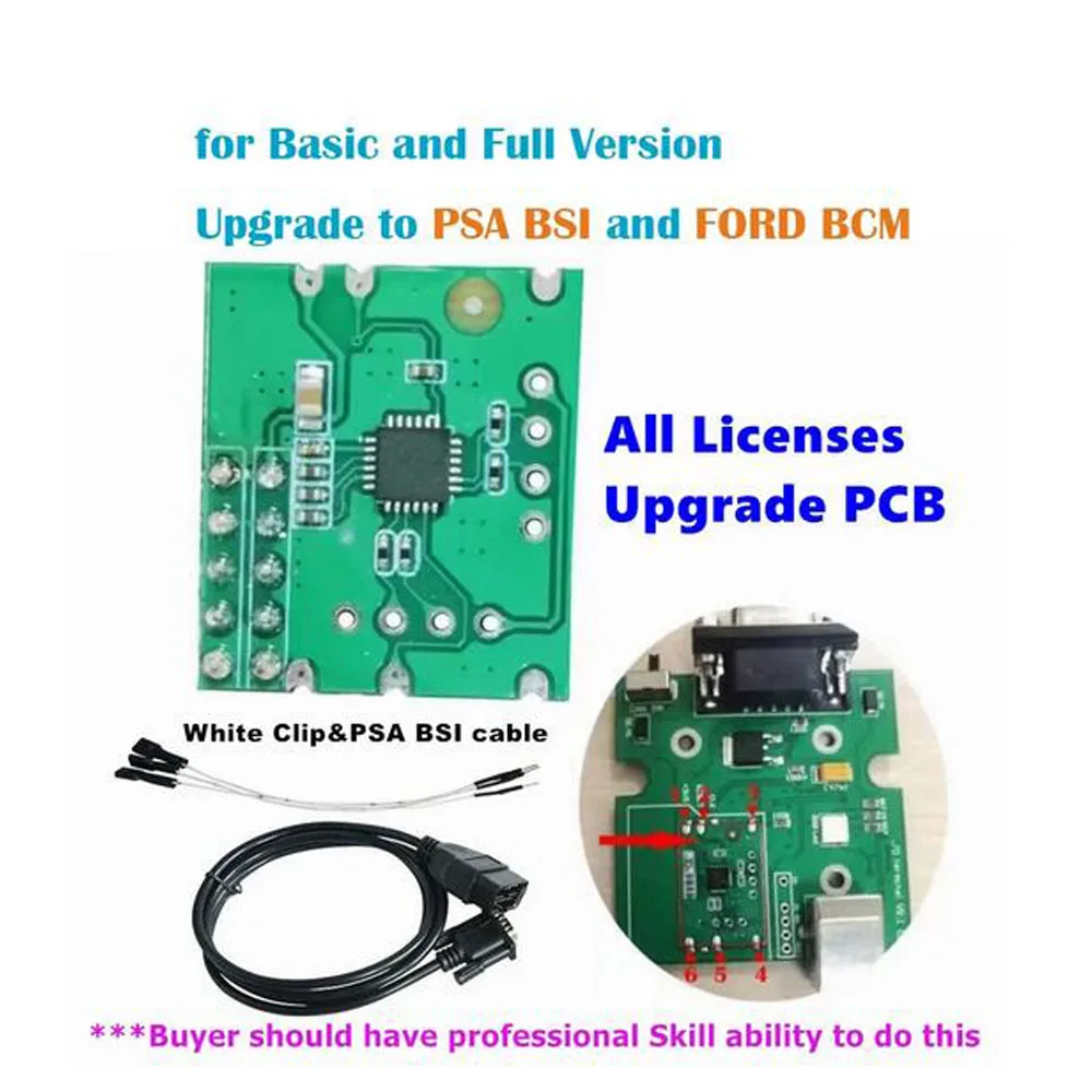 ECUHELP IO Prog IO/prog PSA Upgrade Card for Opel for GM BSI PSA Version