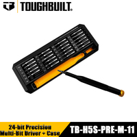 TOUGHBUILT TB-H5S-PRE-M-11 24-bit Precision Multi-Bit Driver + Case (26pcs sets)Precision Screwdriver Combination Set Hand Tools