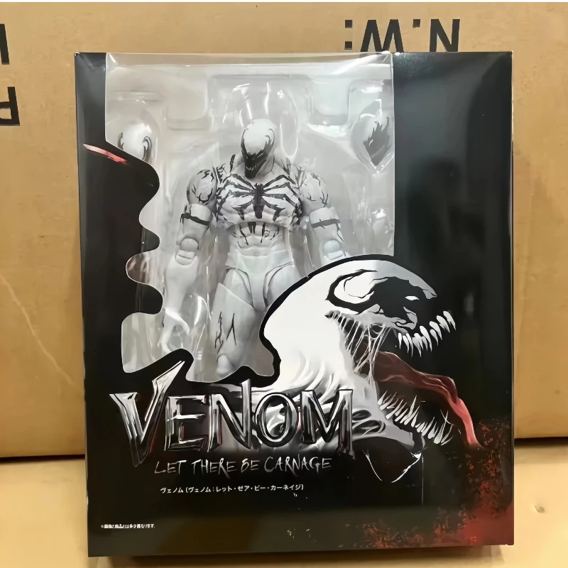 

In Stock Anti-Venom S.H.Figuarts The Amazing Spider-Man Action Figure Ko Model Anime Toy Desktop Ornament Festival Birthday Gift