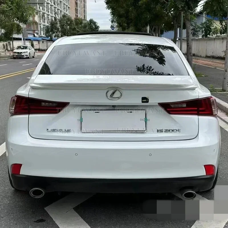 For LEXUS IS250 IS300 IS200 Spoiler 2013-2017 High Quality ABS Material Car Rear Wing Primer Color Rear Spoiler