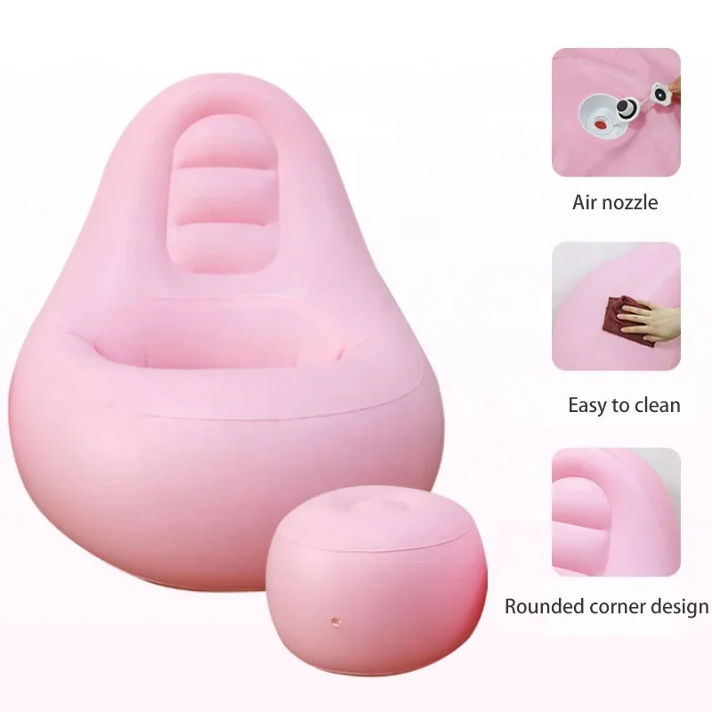 Factory Custom Wholesale Inflatable BBL Lounge Sofa Air Chair BBL Inflatable Sofa After Butt Surgery