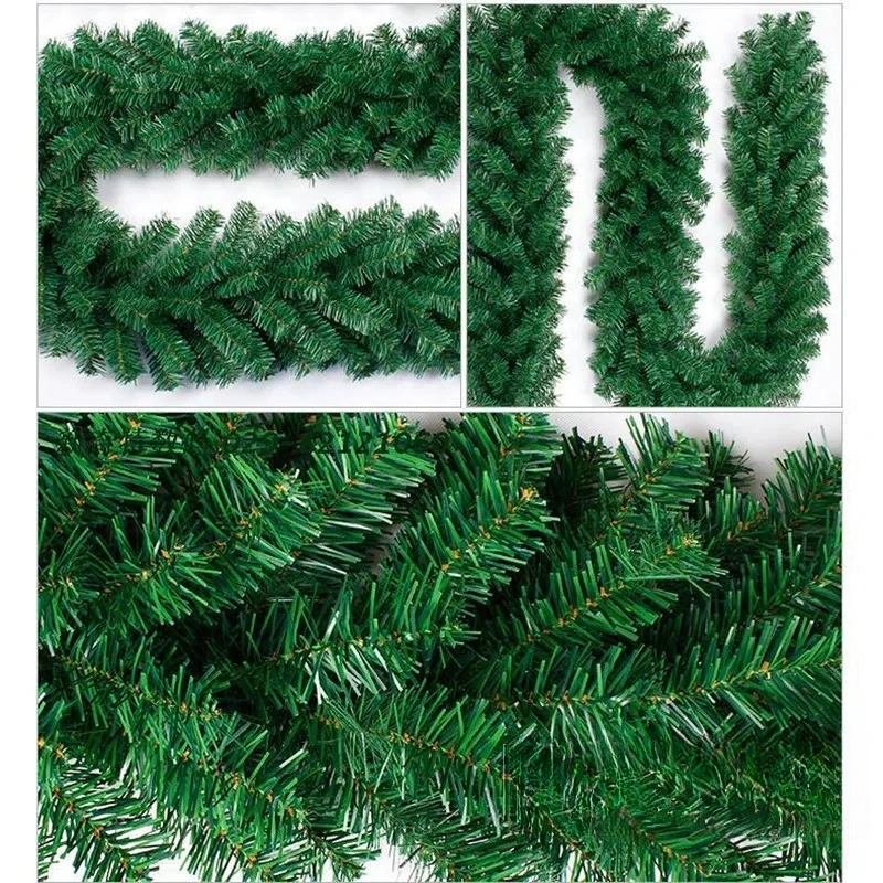 Thickened Green Rattan Hanging Twigs 2.7M for window frame wrapping and household entrance holiday beautification