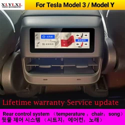 Rear control system for Tesla Model 3 rear exhaust vent docking station for Tesla Model Y temperature boss chair song 2018-2023