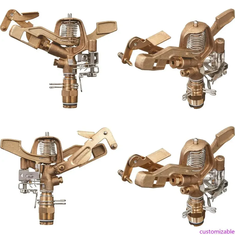 

Heavy Duty Brass Impact Sprinkler Heads - 3 Pack, 3/4 Inch Thread, Orbit Model 55016
