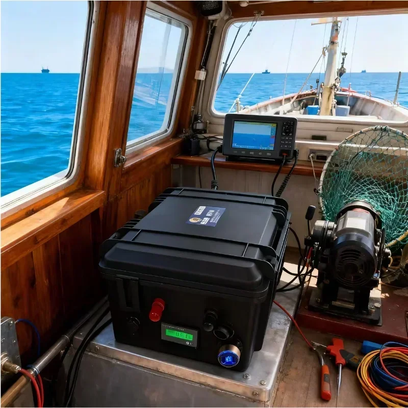 بطارية Lifepo4 مقاومة للماء 48 فولت 60 أمبير - 200 أمبير في الساعة لمحرك صيد السمك بنظام الطاقة الشمسية RV - حل تخزين الطاقة عالي السعة #3