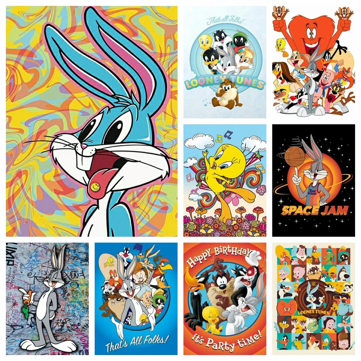 ديزني الماس الفن اللوحة مجموعات لطيف البق الأرنب الكرتون أنيمي عبر غرزة 5D DIY بها بنفسك الفن فسيفساء التطريز مجوهرات ديكور المنزل جديد #1