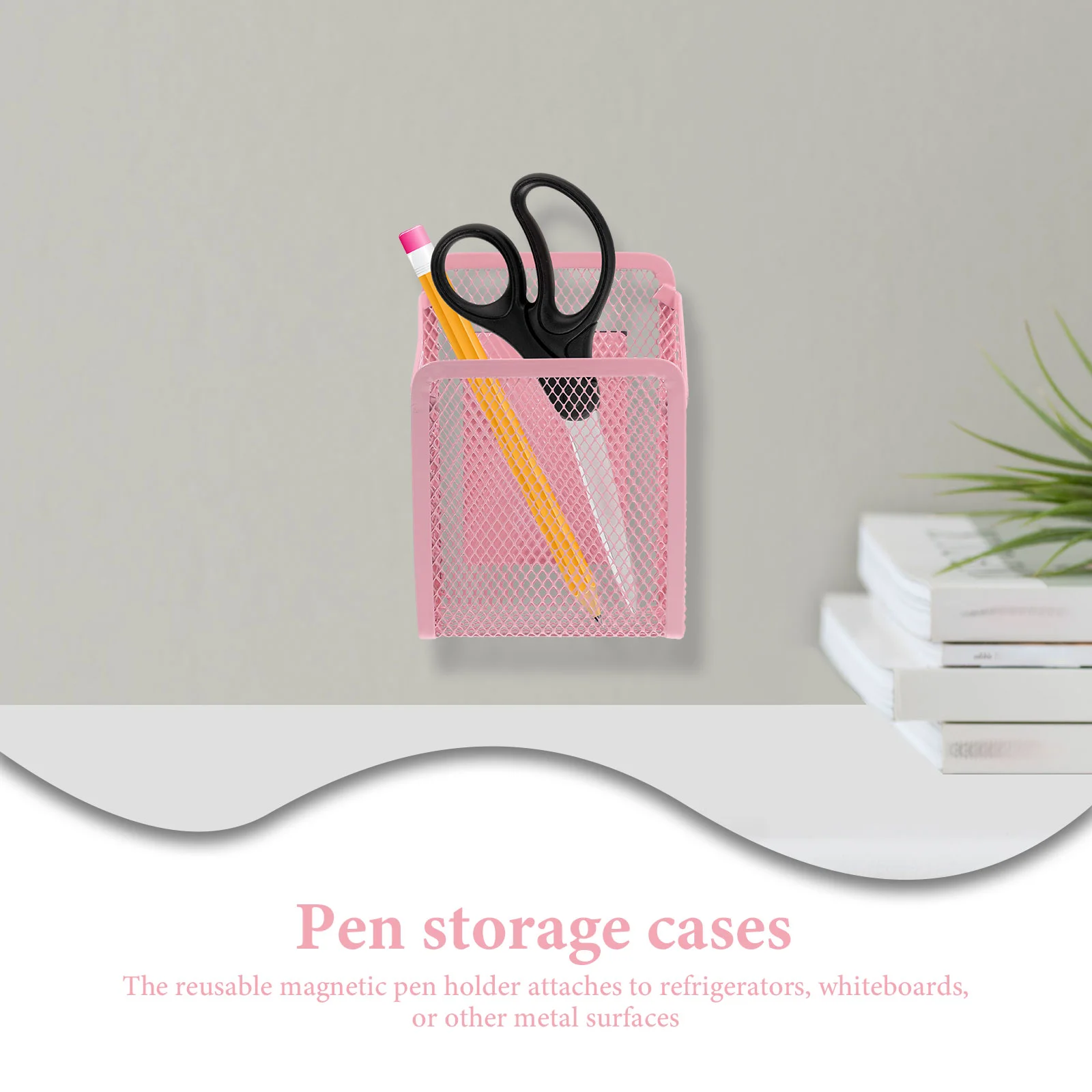 Magnetic Whiteboard Pen Holder Dry Erase Eraser Metal Marker Organizer Boxes Pencil