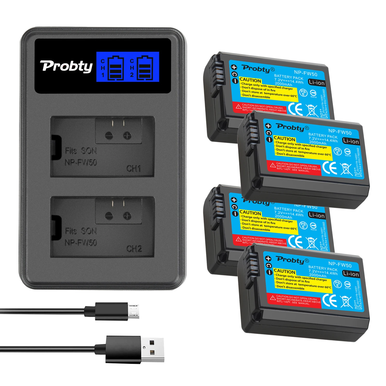 2000Mah NP-FW50 Np … - image