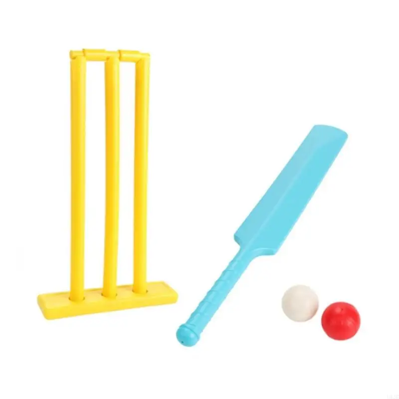 

U1JC Kids Cricket Set Parent-Mild Interactive Cricket Game Indoor Outdoor Child Sports Game Интересная игрушка постоянная