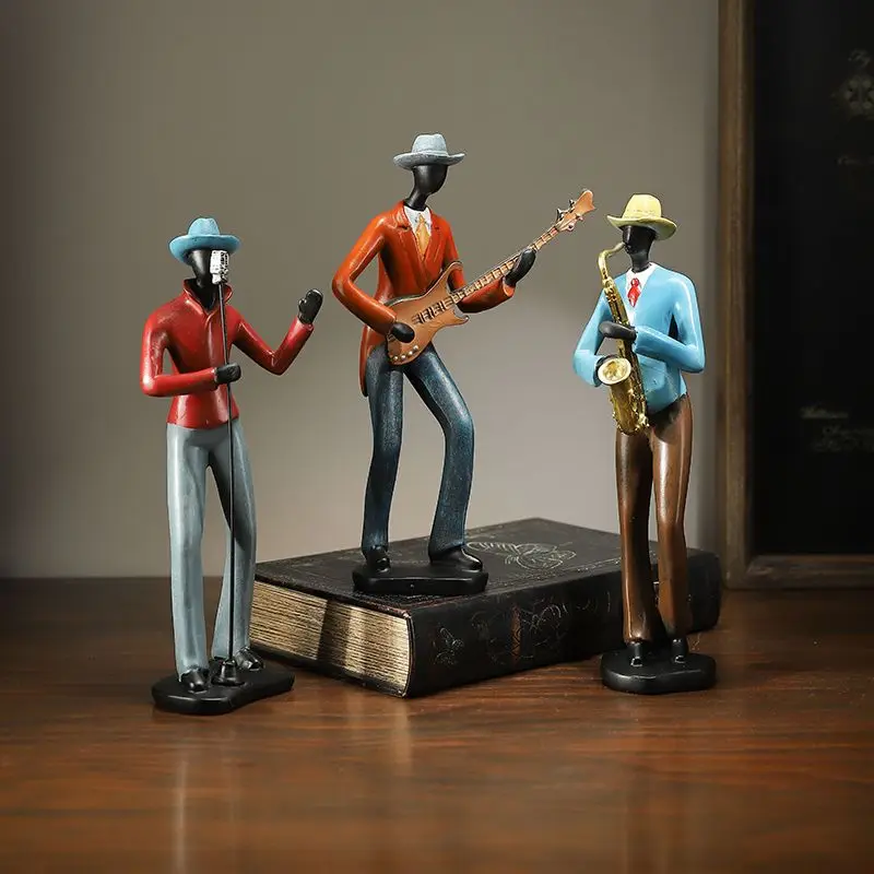 2026 New Creative Household Living Room TV Cabinet Doll Music Decoration Home Light Luxury Desktop Doll Decoration Crafts LI954
