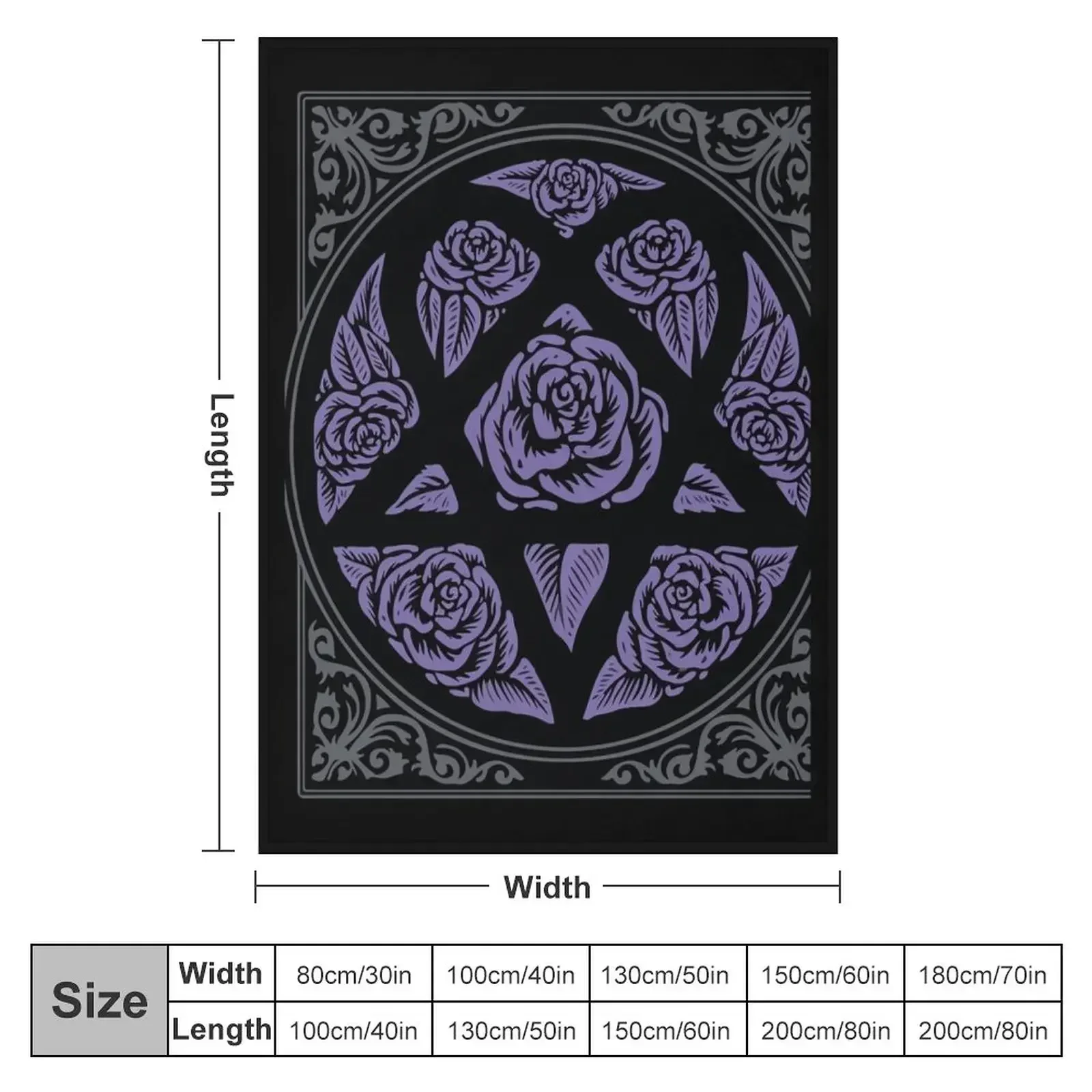 Heartagram T-Shirts Purple Stroke Him Band Poster Ville Valo Sticker Heartagram Goth Metal -Shirt Throw Blanket