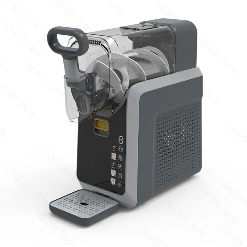 Snow Melter Cold Drink Slush Machine Ice Cream Smoothie Beverage Machine Milkshake Machine Ice Shaver Small Automatic Cleaning