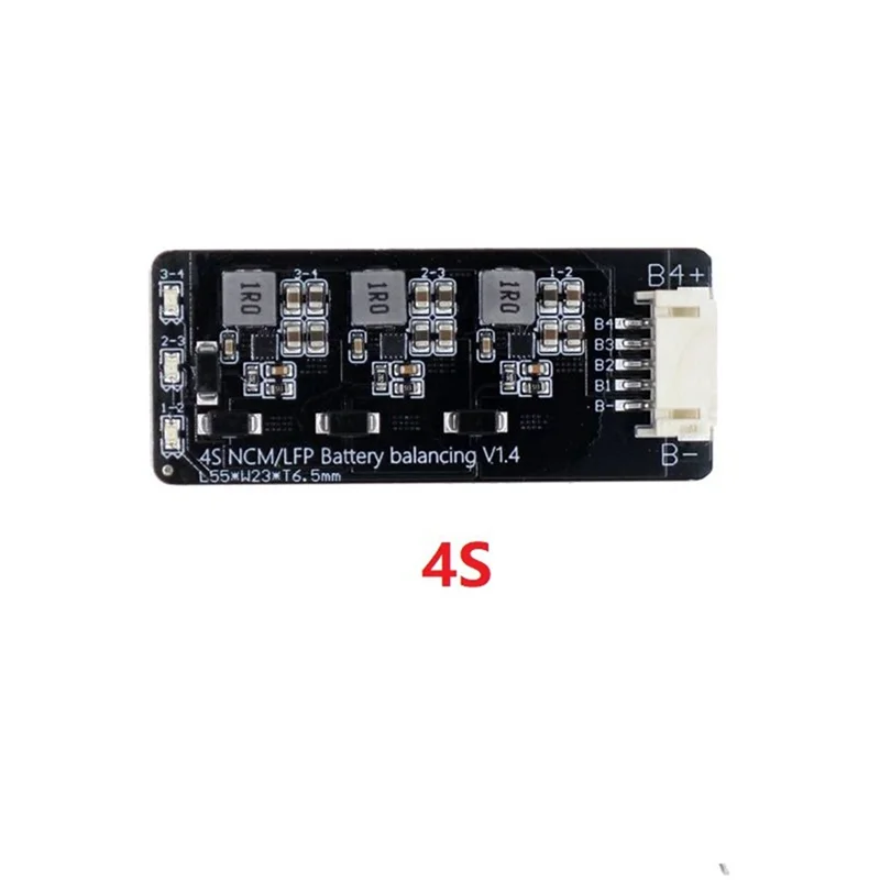 BMS 4S 액티브 밸런서 보드, Lifepo4 리튬 배터리, 에너지 전달 이퀄라이저 모듈, 유도 버전, 1.2A