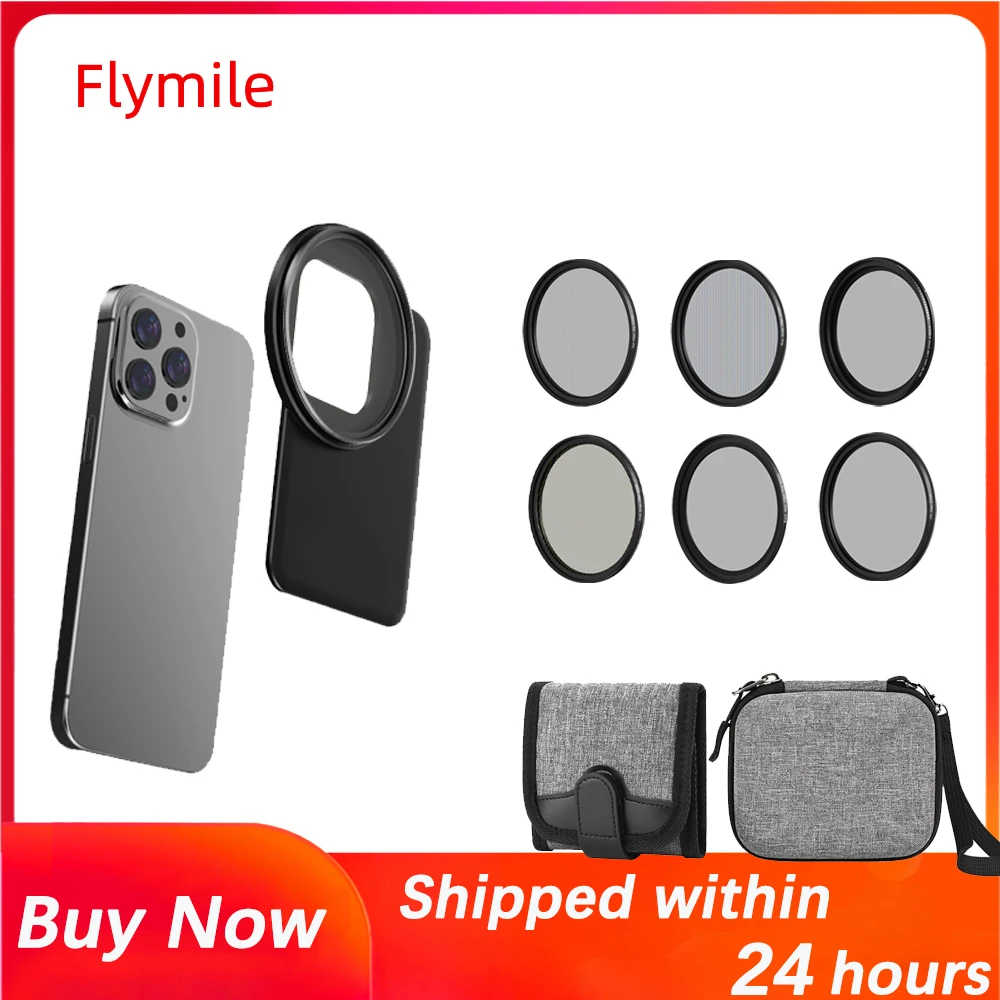 iPhone ND Lens Filters Mount 67mm Filters Magsafe Magnetic Bracket Quick Release Holder Phone Universal Photography Accessories