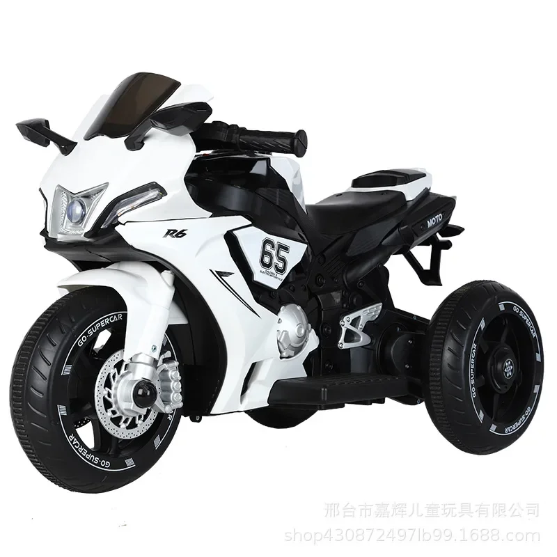 6v Load 50KG Children's Dual Drive Large Ride On Remote Controlled Toy Charging Battery Motorcycle