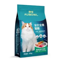 Adult cats and kittens general fattening and gilling nutrition marine fish-flavored cat food 500g