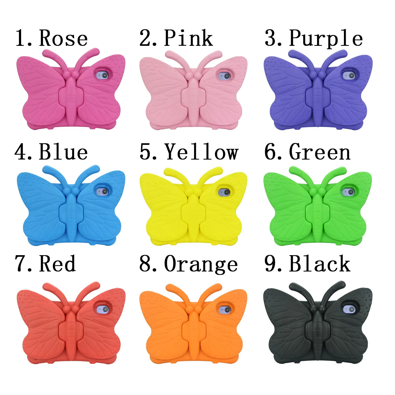 Cute Cartoon 3D Butterfly Case for iPad 2021 mini 6 8.3 Kids EVA Cover iPad Mini 5 4 3 2 1 Shell Mini2 Mini3 Mini4 Mini5 Gift