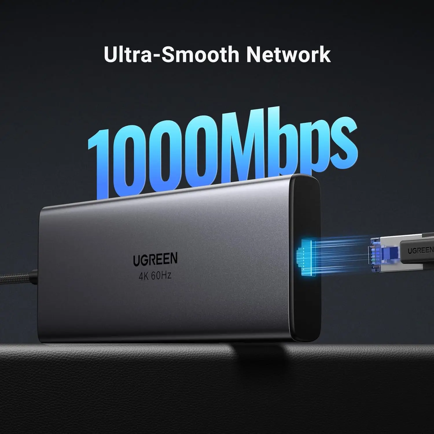 UGREEN Revodok Pro 109 Hub USB C 9 in 1 10 Gbps USB C 3.2 e USBA 3.2 4K-HDMI, alimentazione 100 W, lettore di schede SD/TF