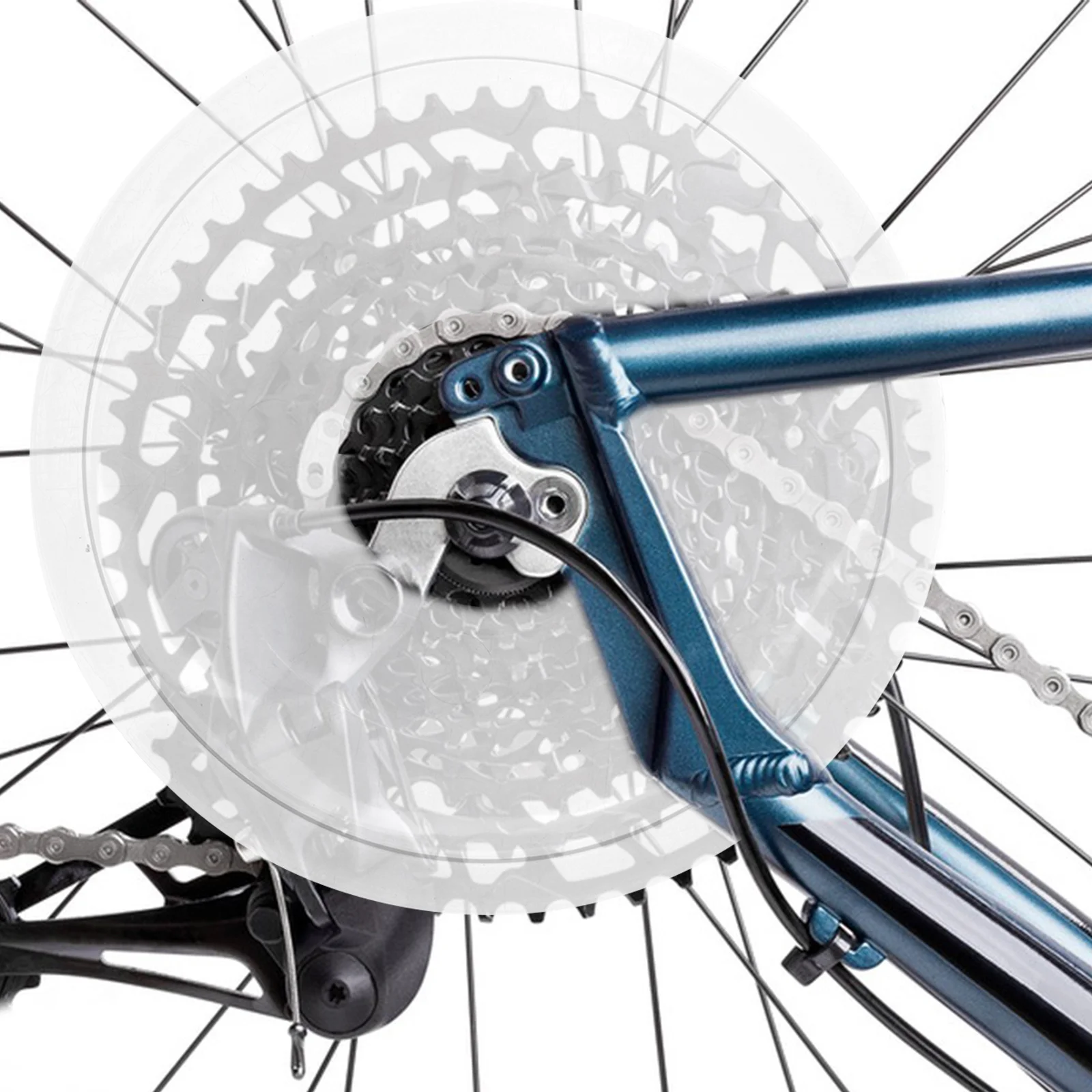 

5Pcs Bike Flywheels Guard Lightweight Plastic Clear Dirt Proof Spoke Protector Stable Mountain Road Bike Chain Accessory