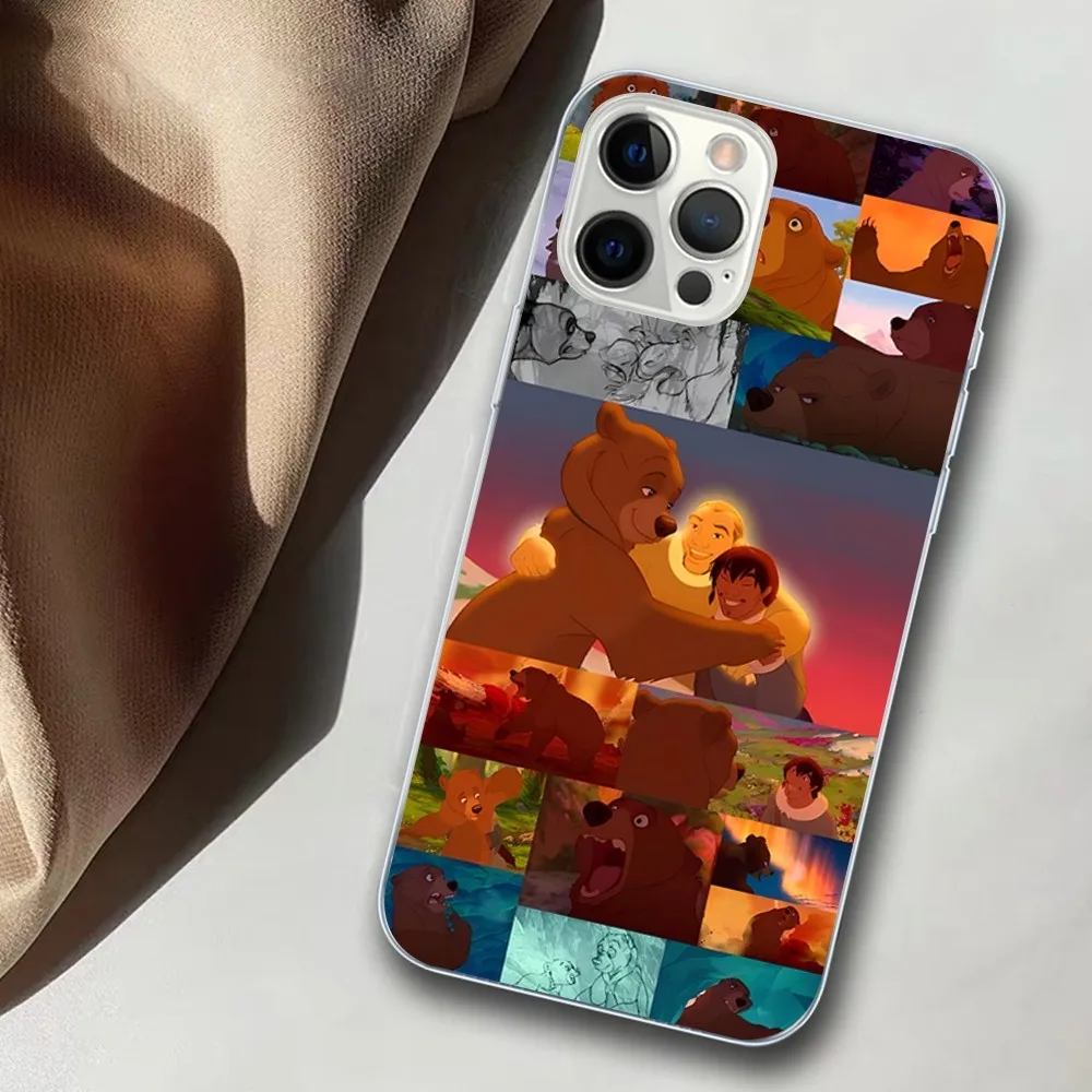 Disney Brother Bear Phone Case For iPhone 15 14 11 12 13 Mini Pro XS Max Cover 6 7 8 Plus X XR SE 2020 Funda Shell