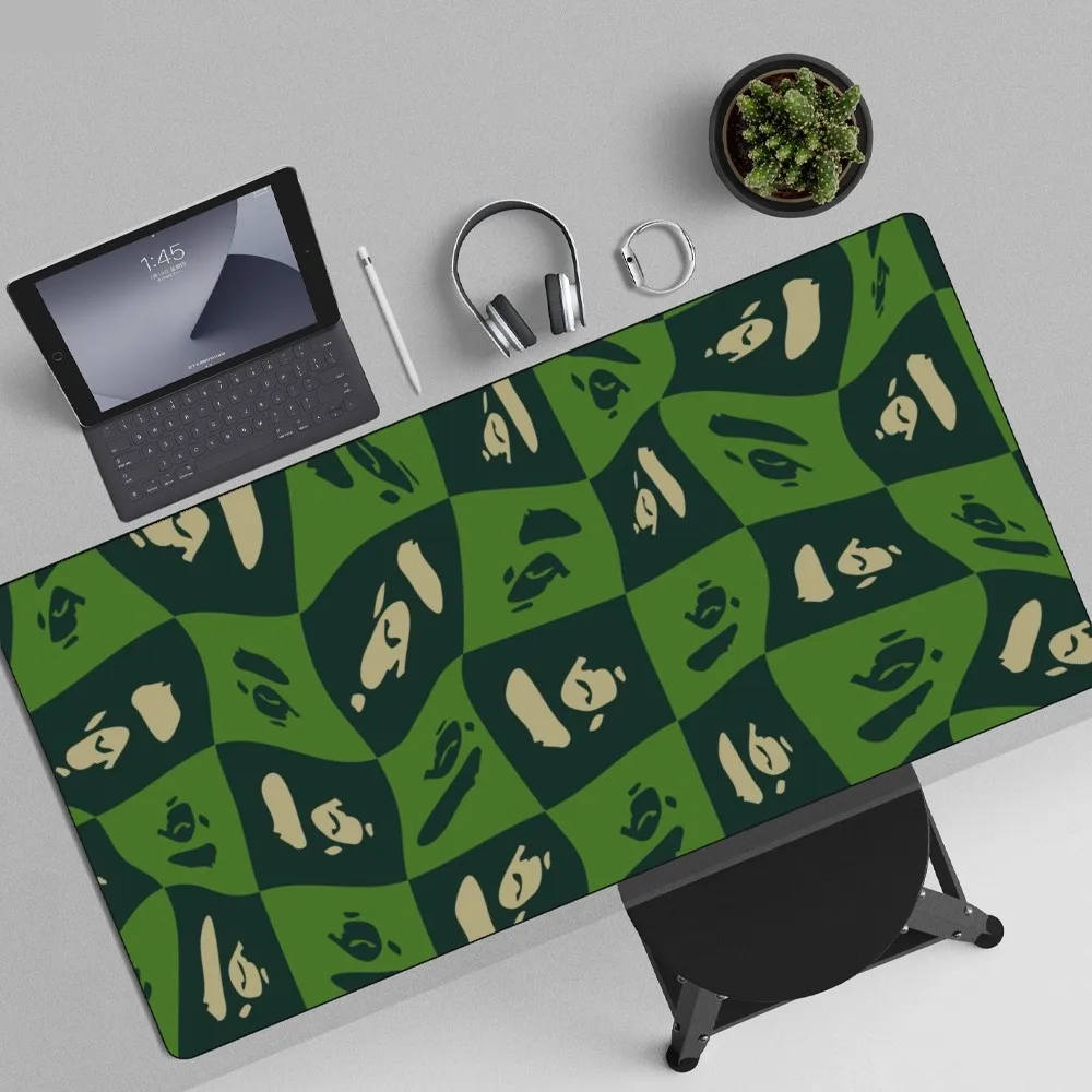 Imagem -03 - B-bape Non-slip Lockedge Mousepad Grande Almofada de Escrita Almofada de Jogos Engrossada Escritório Estudante Banho A-ape