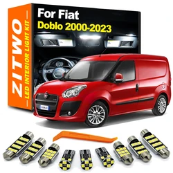 ZITWO LED Interior Reading Dome Light Kit For Fiat Doblo 2000- 2015 2016 2017 2018 2019 2020 2021 2022 Car LED Bulbs Accessories