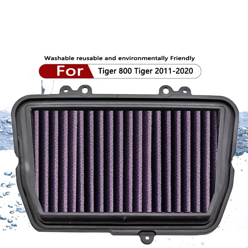 

Для Tiger 800 800XC 800XCX 800XR 800XRX 800 XCA 800XRT 2011-2020, очиститель воздушного фильтра с высоким расходом, очиститель воздухозаборных фильтров
