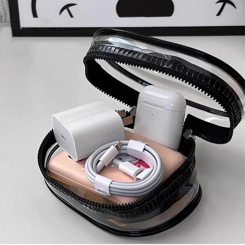 جديد بولي كلوريد الفينيل الحقيبة شفافة شفافة المفاتيح حقيبة دمية الحقيبة كيرينغ الحقيبة YSB01 #4