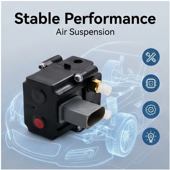 For BMW F01 F02 F03 F04 F85 F86 GT F07 F11 F15 F16 7 Series X5 X6 Air Compressor Distribution Valve Block Pump Control Valve