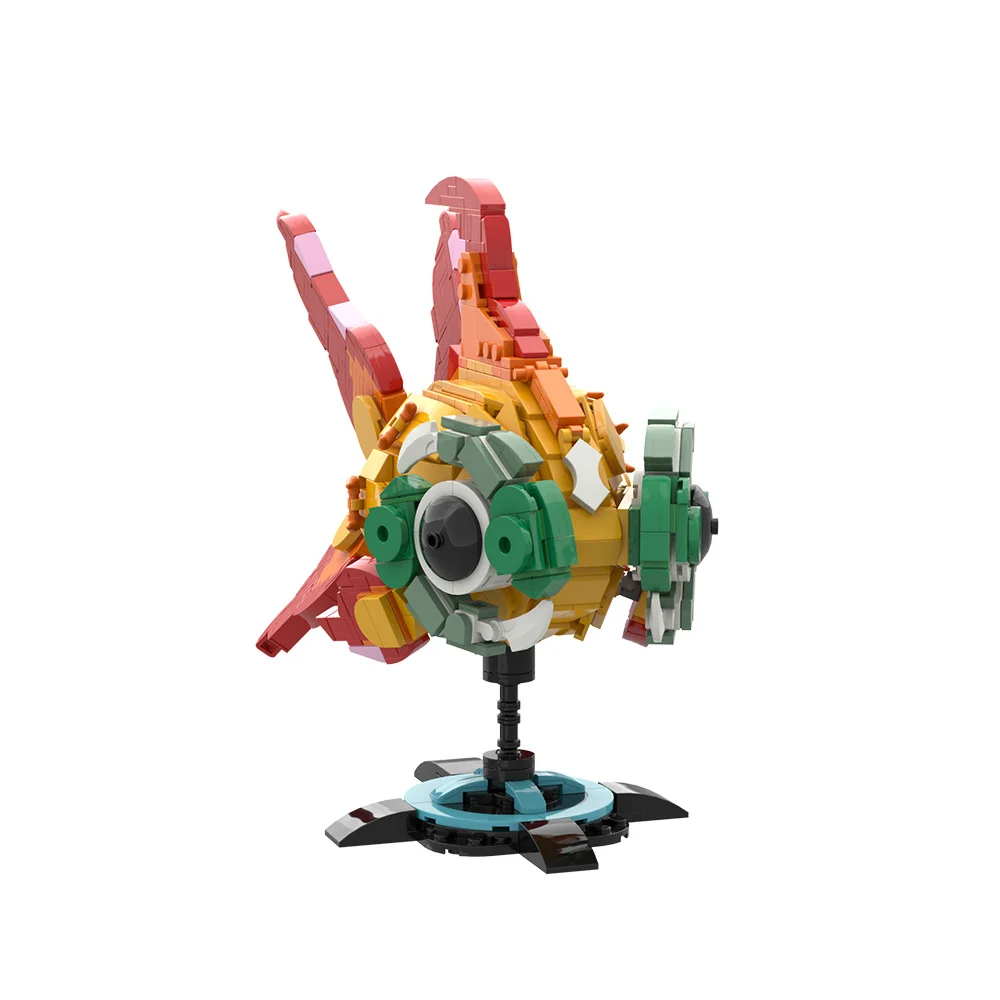 

MOC Marine World Goldfish Bricks Model Colored Big Eye Goldfish Building Blocks Assembly Educational Toys Kids Birthday Gifts