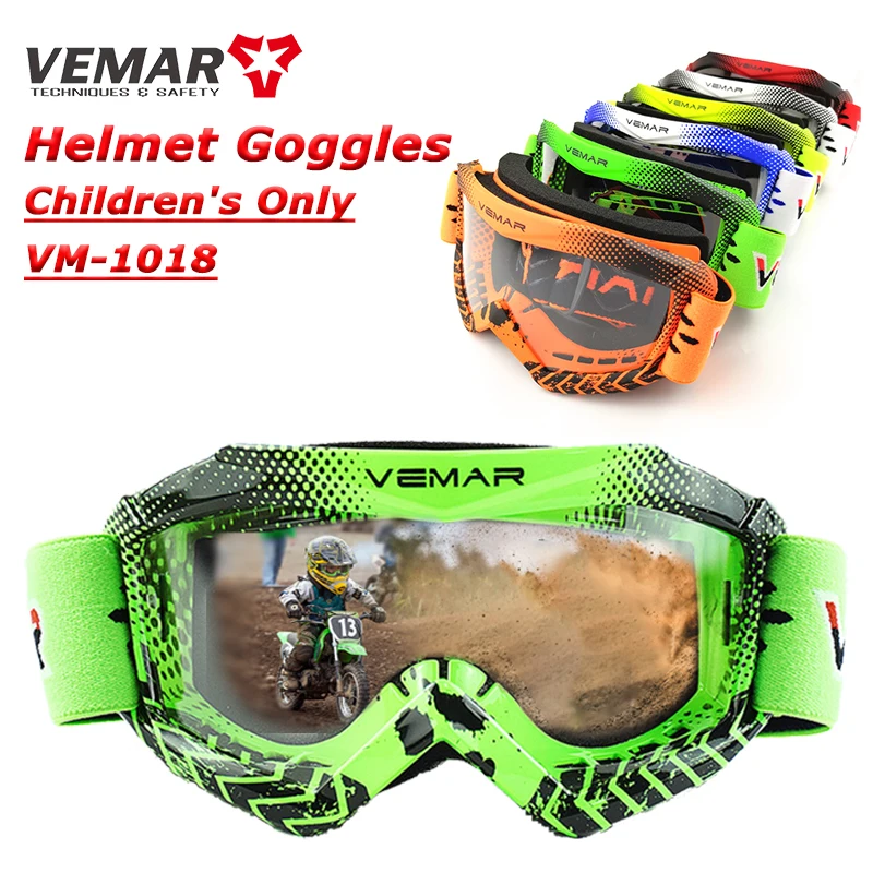 

Мотоциклетные очки для бездорожья, детские ветрозащитные очки для мотокросса, пескозащитные очки MX MTB HD для велосипеда, мотоциклетные очки, детские очки